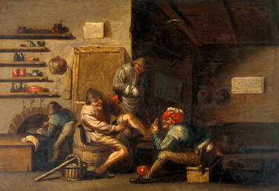 Surgeon Operating on a Man